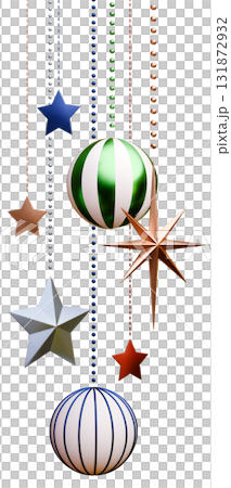3D素材_クリスマスオーナメント 131872932