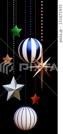 3D素材_クリスマスオーナメント 3D素材_クリスマスオーナメント 131872935