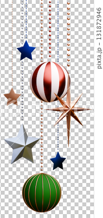 3D material_Christmas ornaments 3D material_Christmas ornaments 131872946