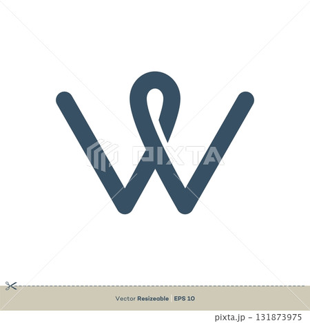 Letter W Logo Template Illustration Design. Vector EPS 10. Letter W Logo Template Illustration Design. Vector EPS 10. 131873975