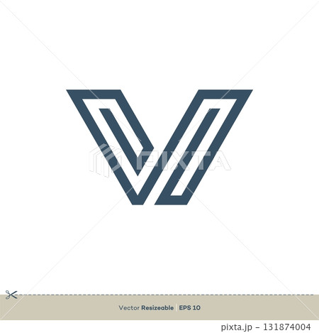 Letter V Logo Template Illustration Design. Vector EPS 10. Letter V Logo Template Illustration Design. Vector EPS 10. 131874004