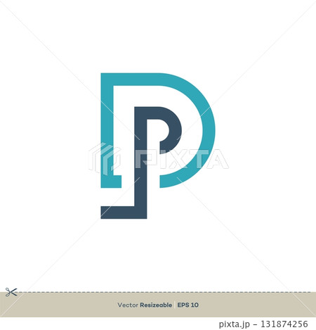 Letter P Icon Vector Logo Template Illustration Design. Vector EPS 10. 131874256