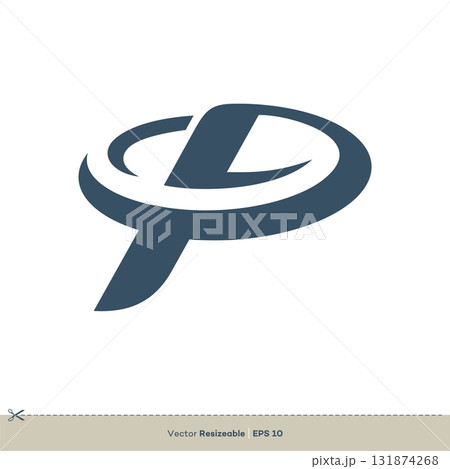 Letter P Icon Vector Logo Template Illustration Design. Vector EPS 10. 131874268