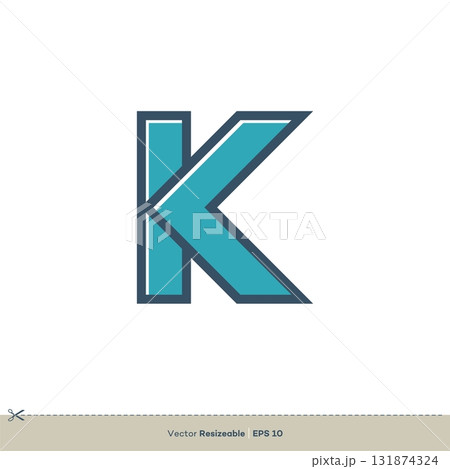 Letter K vector Logo Template Illustration Design. Vector EPS 10. Letter K vector Logo Template Illustration Design. Vector EPS 10. 131874324