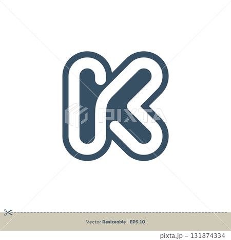 Letter K vector Logo Template Illustration Design. Vector EPS 10. Letter K vector Logo Template Illustration Design. Vector EPS 10. 131874334