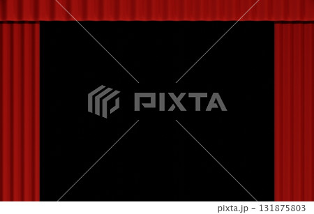 背景素材_幕_赤 背景素材_幕_赤 131875803