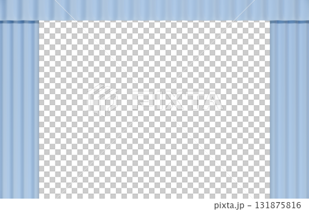 背景素材_幕_水色 131875816