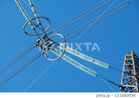 Insulators on high voltage electric power lines Insulators on high voltage electric power lines 131880030