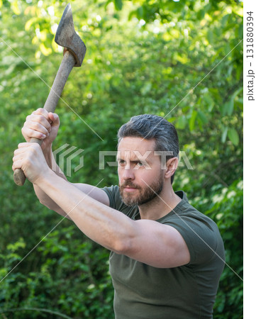 caucasian man hit with axe outdoor. photo of man hit with axe. man hit with axe. man hit with axe caucasian man hit with axe outdoor. photo of man hit with axe. man hit with axe. man hit with axe 131880394