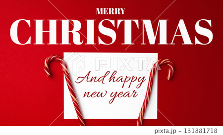 Celebrate Christmas and New Year with joy and festive spirit in vibrant colors 131881718