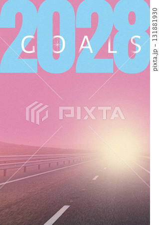 Road to success in 2028 with clear goals and a bright future ahead Road to success in 2028 with clear goals and a bright future ahead 131881930