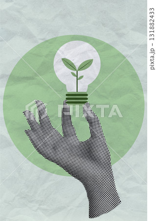 Eco-Consciousness and Innovation. A hand holding a light bulb with a plant, representing eco-friendly ideas and practices. Eco-Consciousness and Innovation. A hand holding a light bulb with a plant, representing eco-friendly ideas and practices. 131882433