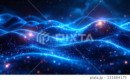 青い光線 131884175