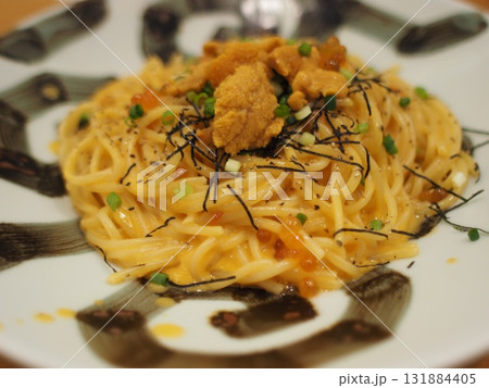 ウニいくらパスタ ウニいくらパスタ 131884405