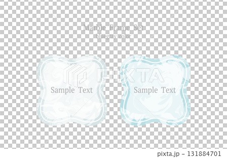 簡約藍灰色大理石相框套裝04 131884701