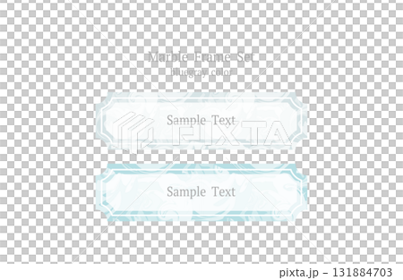 簡約藍灰色大理石相框套裝06 131884703