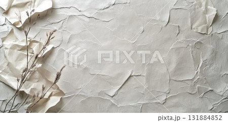 Neutral Tones, Create Calming Textures with Minimalist Plants for Subtle Elegance 131884852