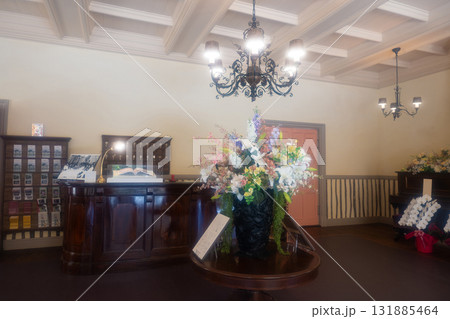 軽井沢　旧三笠ホテル　ロビー 131885464