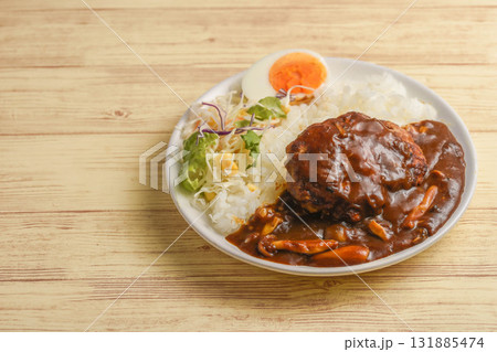 ハンバーグカレー　         131885474