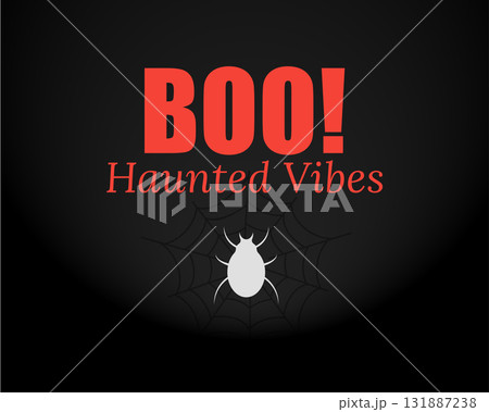 Boo Haunted Vibes Spooky Halloween Art Boo Haunted Vibes Spooky Halloween Art 131887238