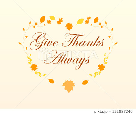 Give Thanks Always Fall Wreath Design 131887240
