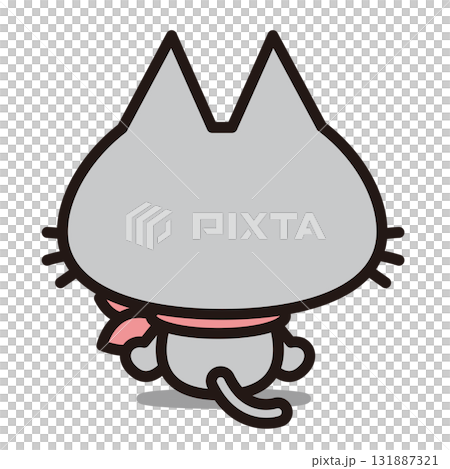 一隻毛茸茸的灰貓 一隻毛茸茸的灰貓 131887321