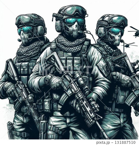 最強の特殊部隊隊員、最恐の特殊部隊隊員 131887510
