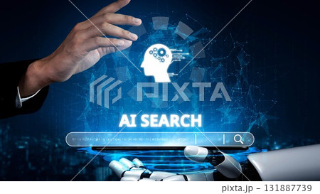 AI Search Engine and Intelligent Data Retrieval User Interface Muxer AI Search Engine and Intelligent Data Retrieval User Interface Muxer 131887739