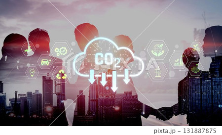 Carbon footprint reduction and sustainability strategy Marrow 131887875