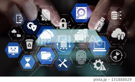 Data recovery and restoration system cloud storage Funnel 131888029