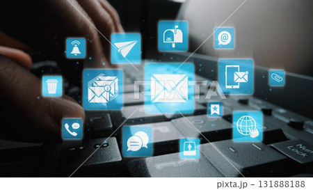 Email communication and digital messaging system Funnel 131888188