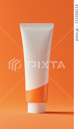 White blank plastic tube lotion mockup cosmetic container vertical image White blank plastic tube lotion mockup cosmetic container vertical image 131888218