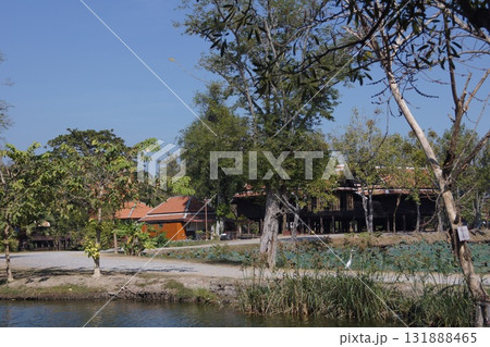 タイ アユタヤ  アユタヤ歴史公園の建物 131888465
