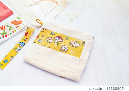 端切れで作る鍋敷き 端切れで作る鍋敷き 131889074