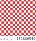 クリスマス配色　チェック柄 131889549