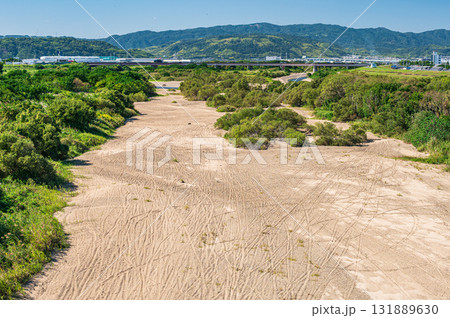 木津川風景 新木津川大橋からの景観 京都府八幡市 木津川風景 新木津川大橋からの景観 京都府八幡市 131889630