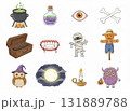 ハロウィンのイラスト 131889788