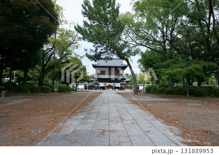 建中寺　建中寺公園から見た三門 131889953