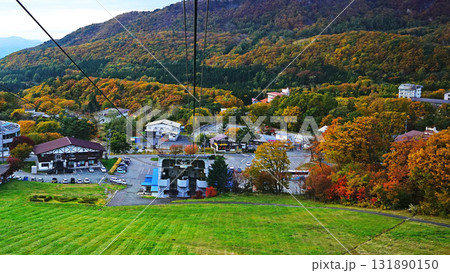 蔵王ロープウェイ 紅葉 蔵王ロープウェイ 紅葉 131890150