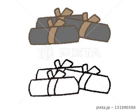 手描きの昆布巻き 手描きの昆布巻き 131890388