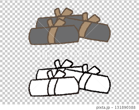 手描きの昆布巻き 手描きの昆布巻き 131890388