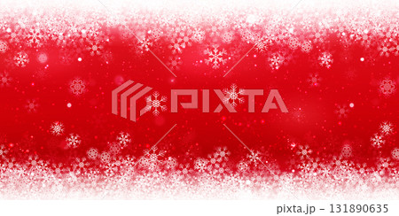 雪　クリスマス　冬　光　背景 131890635