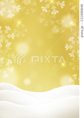 雪　クリスマス　冬　光　背景 131890646