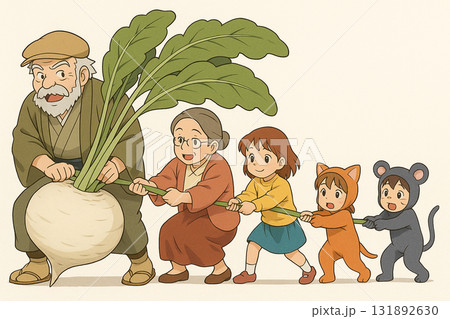 童話の演劇をする人々 131892630