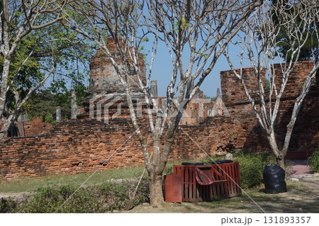 タイ アユタヤ  アユタヤ歴史公園 ワット･プラ･シーサンペットの風景 131893357
