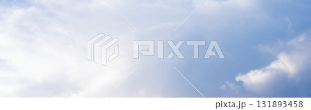 nature and landscape concept with cloudy sky wit rainbow and moon in raining season 131893458