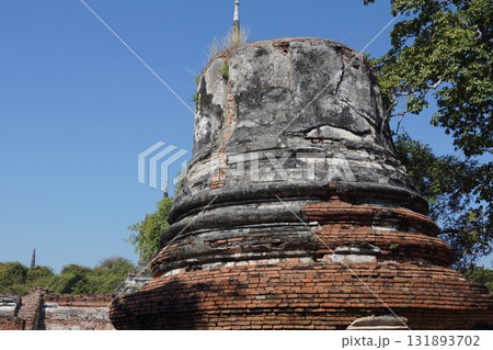 タイ アユタヤ  アユタヤ歴史公園 ワット･プラ･シーサンペットの仏塔 131893702