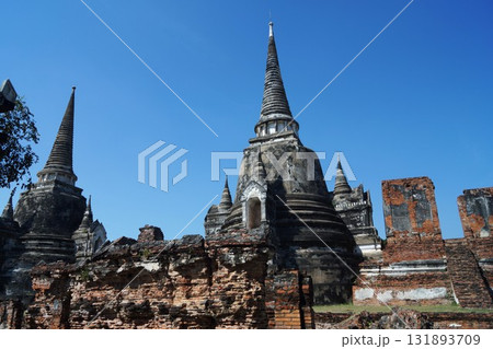 タイ アユタヤ  アユタヤ歴史公園 ワット･プラ･シーサンペットの仏塔 131893709