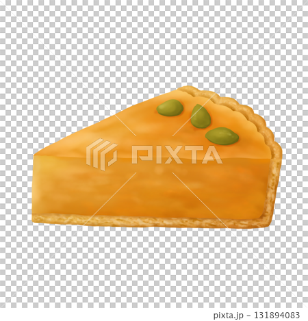 非常適合秋季甜點的南瓜塔插畫 131894083