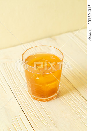 Delicious sweet drink tamarind juice and ice cube Delicious sweet drink tamarind juice and ice cube 131894317